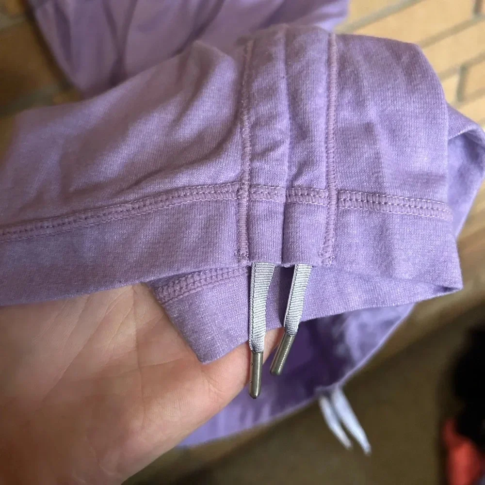 Lululemon Criss Cross Tank Purple Elastic Banded Size 6